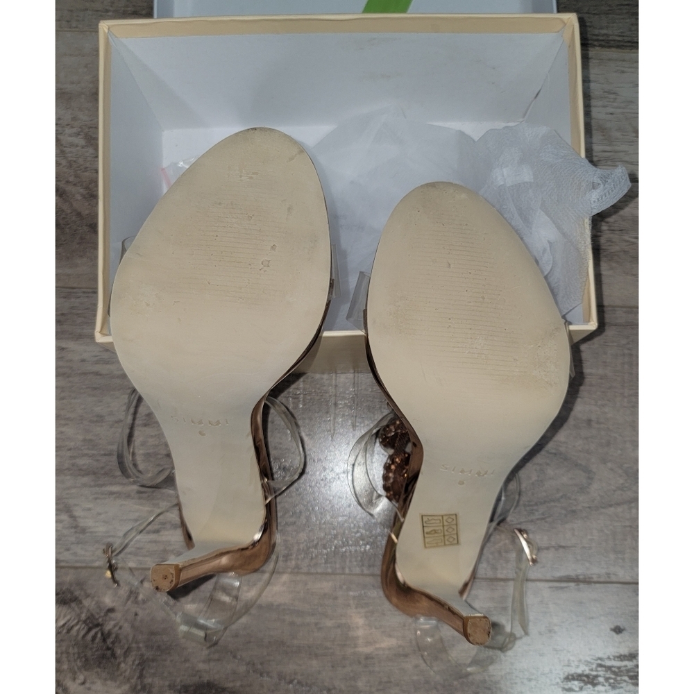 Rose Gold Jewel Heels From Simmi Shoes - Picture 5 of 7